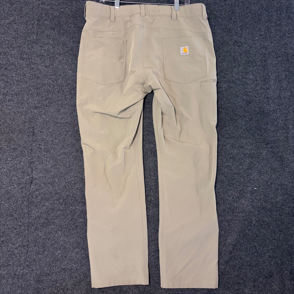 Carhartt Force Relaxed Fit Tapered Leg Pants Mens Large Regular Tan Khaki